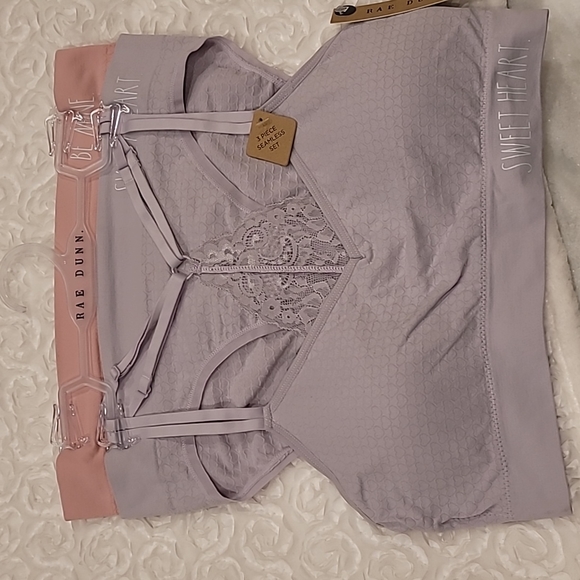 Rae Dunn Other - 3 PC Rae Dunn Bra-Panty Sm